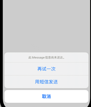 田阳apple维修iPhone上无法正常发送iMessage信息