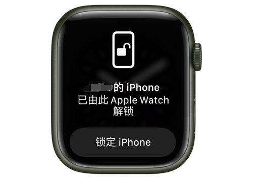 田阳苹果手机维修分享用 AppleWatch 解锁配备面容 ID 的 iPhone方法 